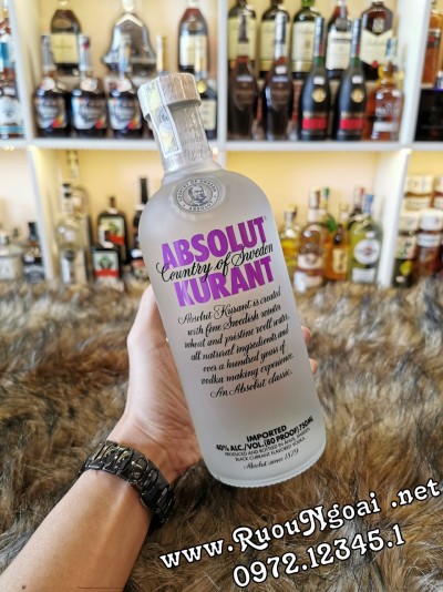 Rượu Vodka Absolut Kurant