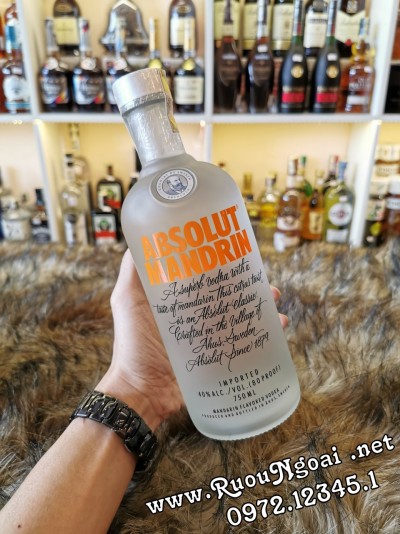 Rượu Vodka Absolut Mandrin