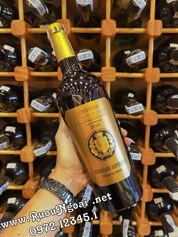 Rượu vang Pháp Chateau Meillier Bordeaux